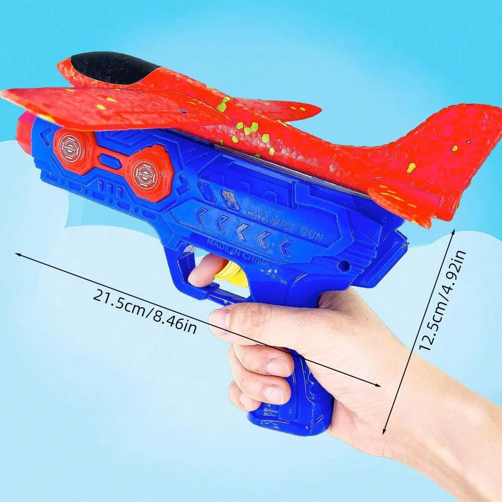 Katapultflugzeuge für Kinder, Schaumstoffflugzeuge, Segelflugzeuge, fliegendes Eltern-Kind-Outdoor-Schießspielzeug (separate Zubehörpakete zum Kauf)