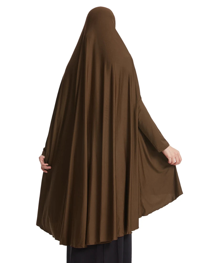 Formale muslimische Gebets kleidung ein Stück lange Khimar Frauen islamische Dubai Truthahn Namaz Burka Jurken Ramadan Eid lange Hijab Jilbab