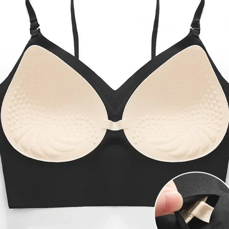 Push-Up-Bralette Damen-BHs mit niedriger Taille für französische Hochzeiten, abnehmbarer, dünner, gepolsterter BH, weiches, nahtloses Unterwäsche-Oberteil, rückenfrei