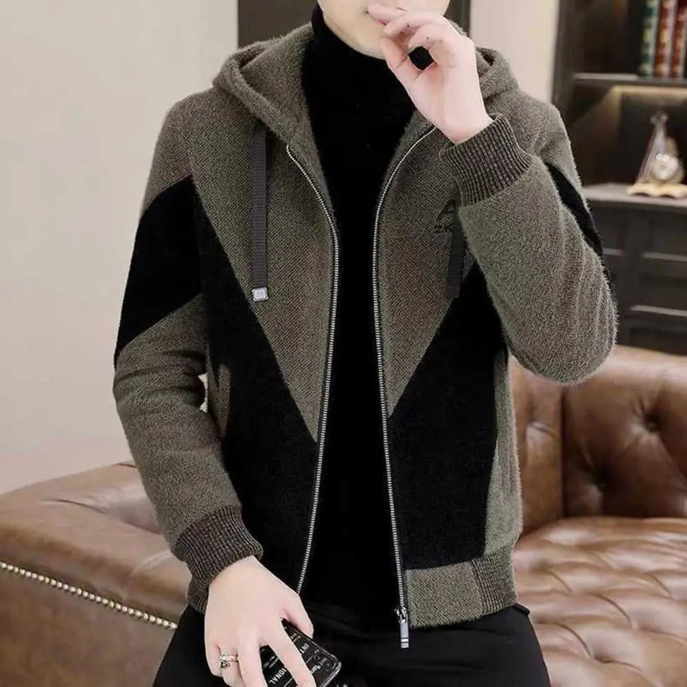 2024 herbst Winter Wolle-mischungen Jacke Männer Dicke warme Casual Business Graben Mantel Dünne Kurze Streetwear Mantel Sozialen Kleidung
