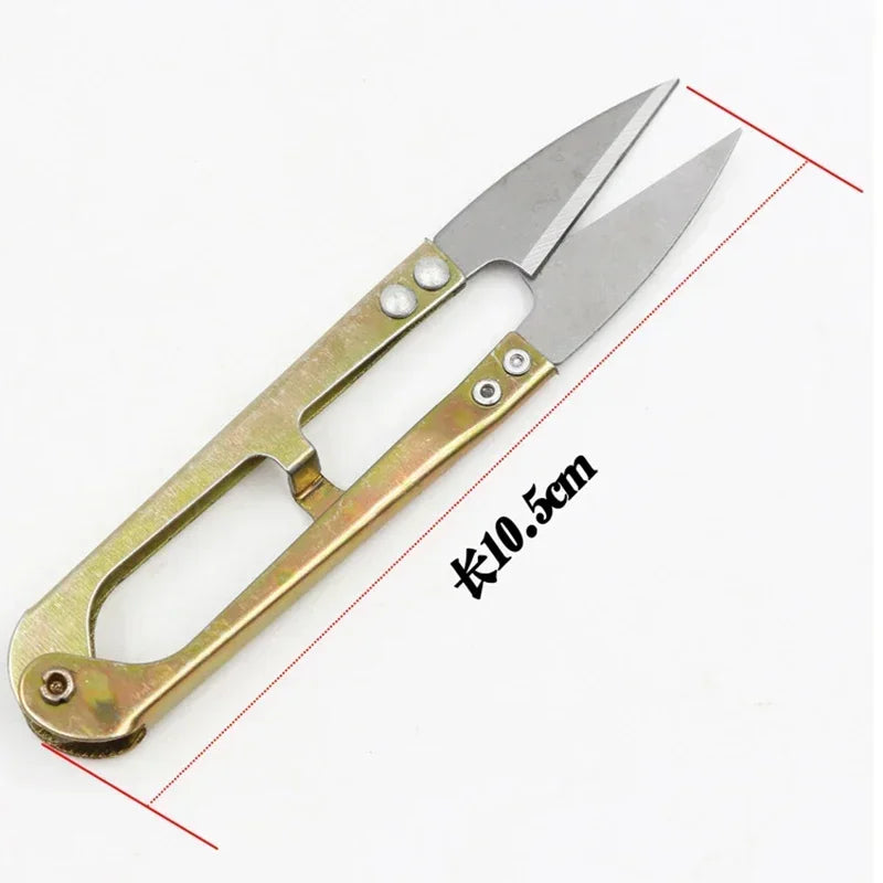 1PC U Form Mini Schere Stickerei Nähen Werkzeug, Tragbare Snips Gewinde, Sewing Trimmen Schere Zangen Clipper