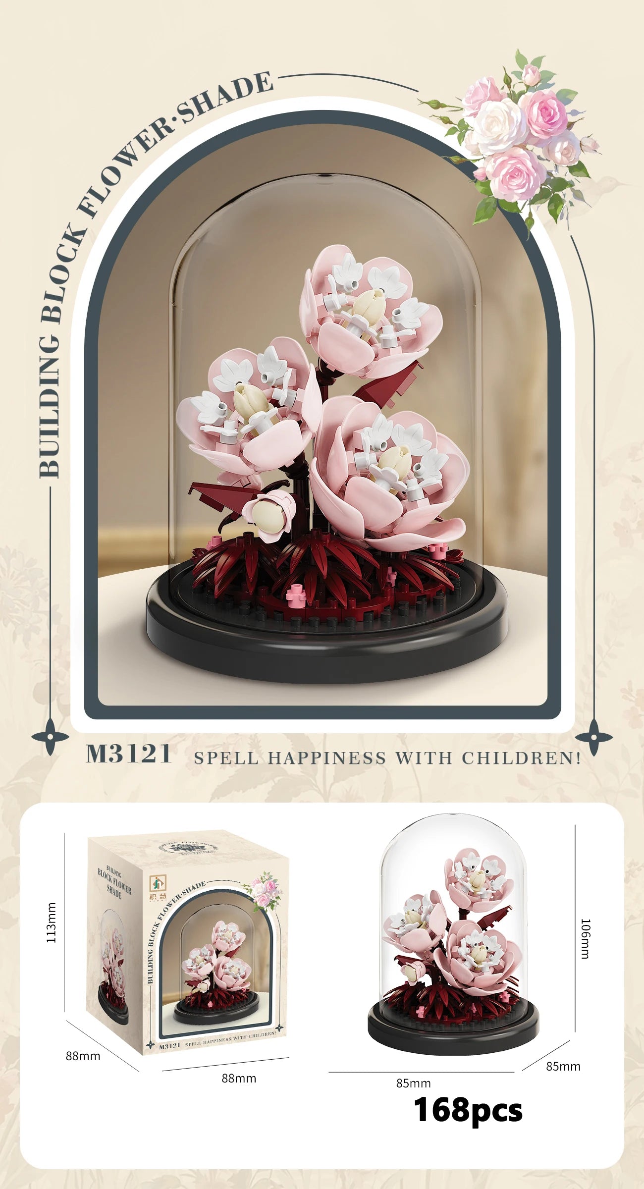 Ewige Blumenstrauß Bonsai Topfpflanze Micro Bausteine Modell Dekoration Puzzle Spielzeug Kinder Geburtstag Weihnachtsgeschenke