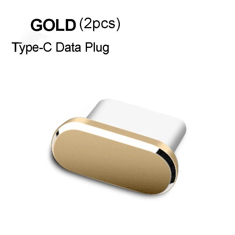 1/5PCS Typ C Metall Staub Stecker Für Samsung Xiaomi Huawei Universal Typ-C Lade Port Schutz Stopper anti-Staub Staubdicht