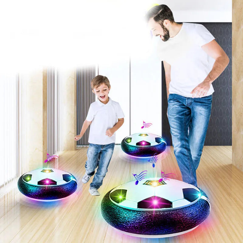 Hover Fußball-Spielzeug für Kinder, elektrischer schwimmender Fußball mit LED-Licht, Musik, Fußball, Outdoor-Spiel, Sportspielzeug für Kinder