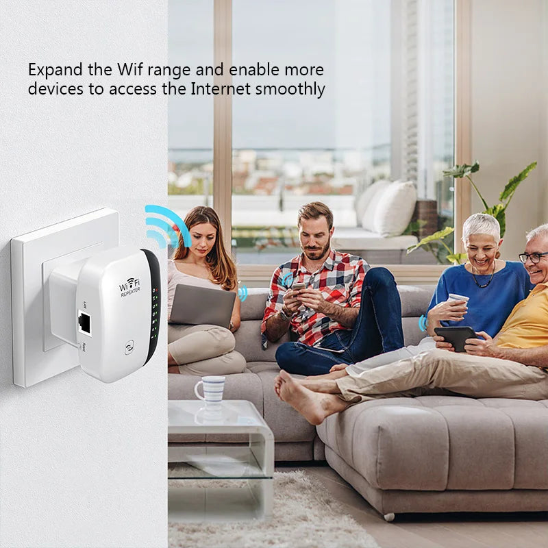 300 m EU UNS Wifi Repeater Drahtlose Signal Verstärker Erweiterte Netzwerk Enhancer Hause Router Durch Die Wand Schlafzimmer Empfangen Bewegen