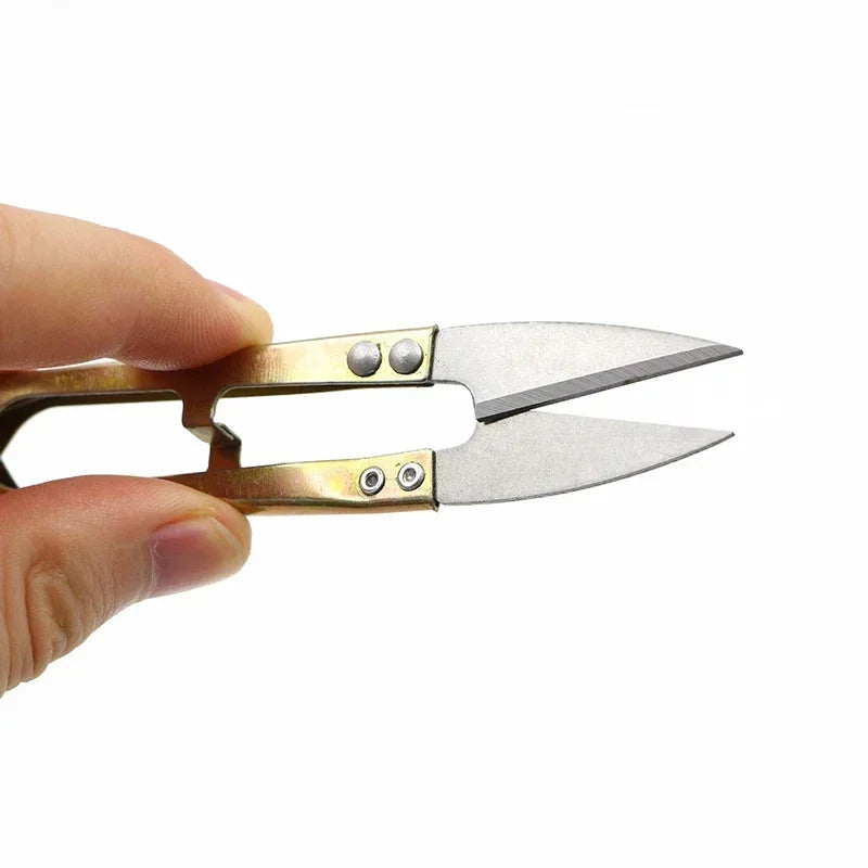 1PC U Form Mini Schere Stickerei Nähen Werkzeug, Tragbare Snips Gewinde, Sewing Trimmen Schere Zangen Clipper