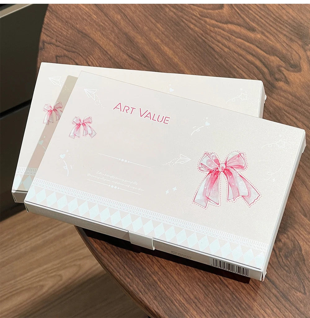 Art Value Butterfly Dance Color Box Four Lip Glaze Blush Set Halskette Lip Mud Blush Set