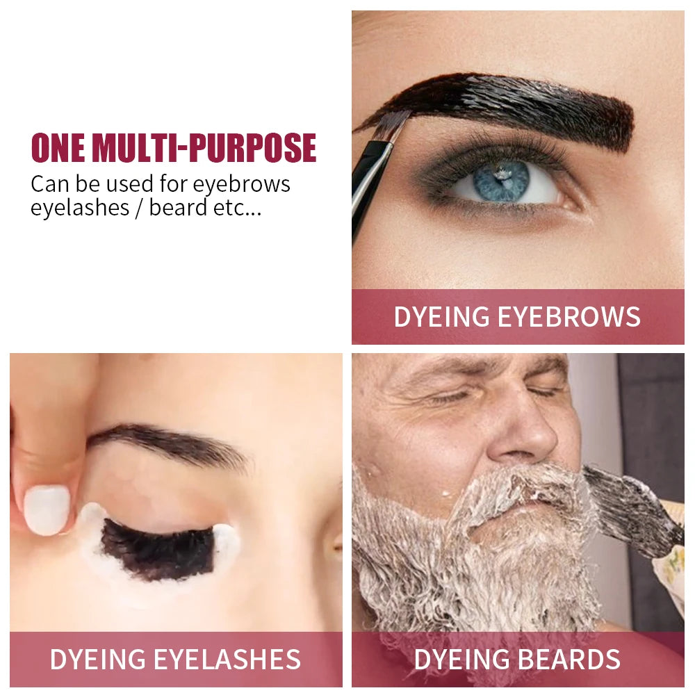 ICONSIGN Wimpern-Augenbrauen-Färbemittel-Set, Mascara-Lift, Tönung, Tattoo, Augen, Make-up-Werkzeuge, hält 60 bis 80 Tage