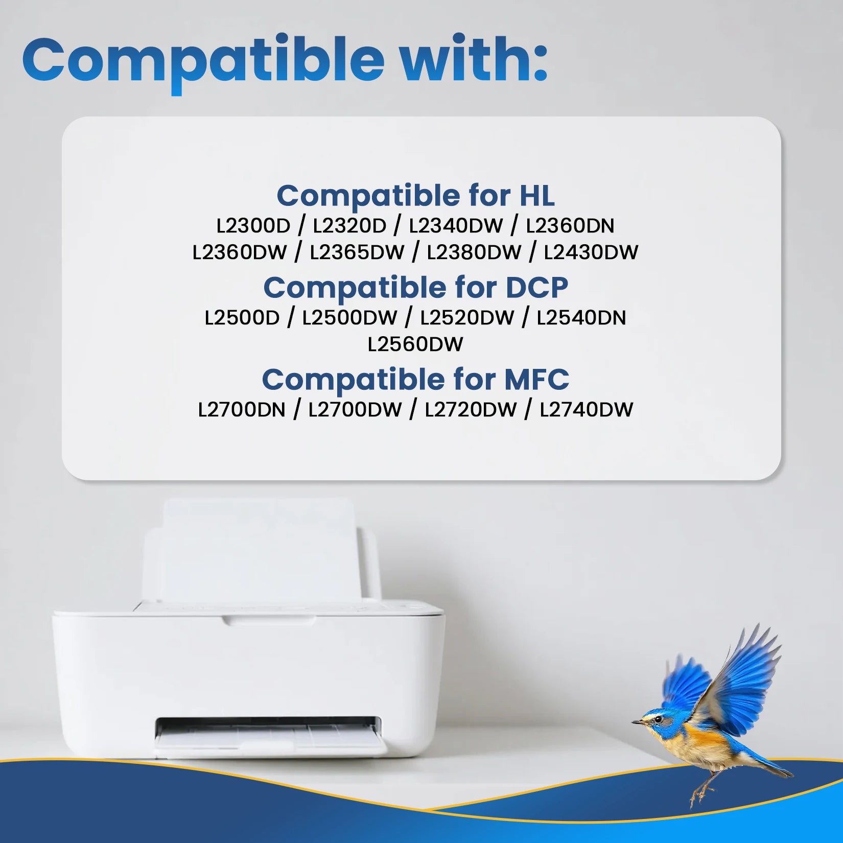 Jhaan TN2320XXL Toner kompatibel mit Brother TN-2320 TN2320 XXL für Brother MFC-L2740DW HL-L2300D L2320D L2321D L2340DW L2360DN