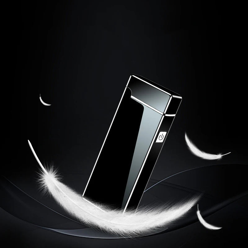 Mini-Elektrofeuerzeug, USB wiederaufladbar, Dual Arc, winddicht, Küchenfeuerzeug, Plasma-Rauch-Zubehör, Weihnachten, Halloween-Geschenk, Neu