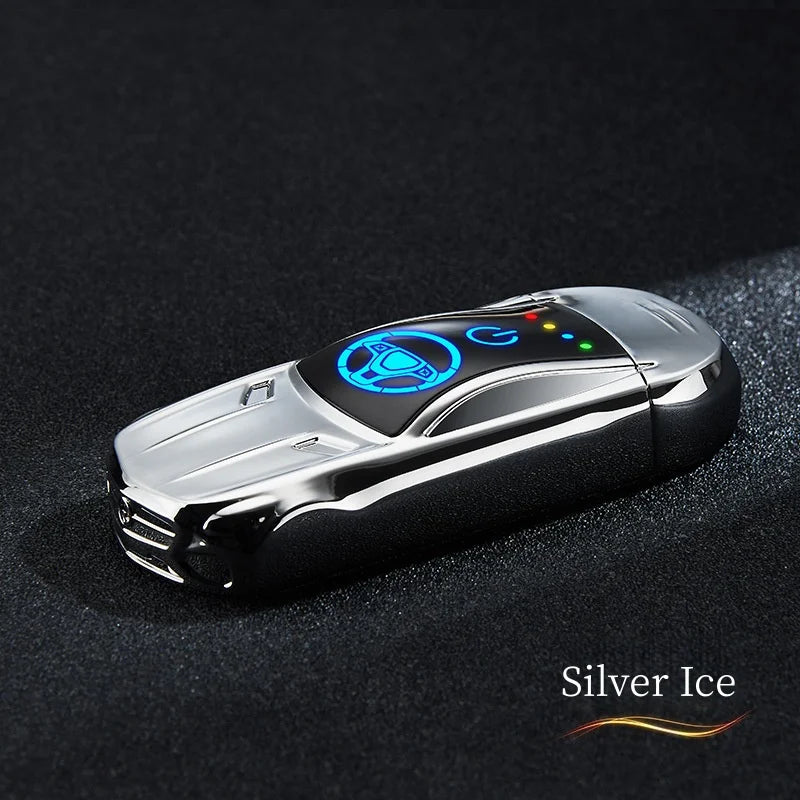 Neues Ladefeuerzeug mit kreativem Design, winddichter Dual Arc-USB-Zigarettenanzünder, leichtes, luxuriöses High-End-Weihnachtsgeschenk für Herren