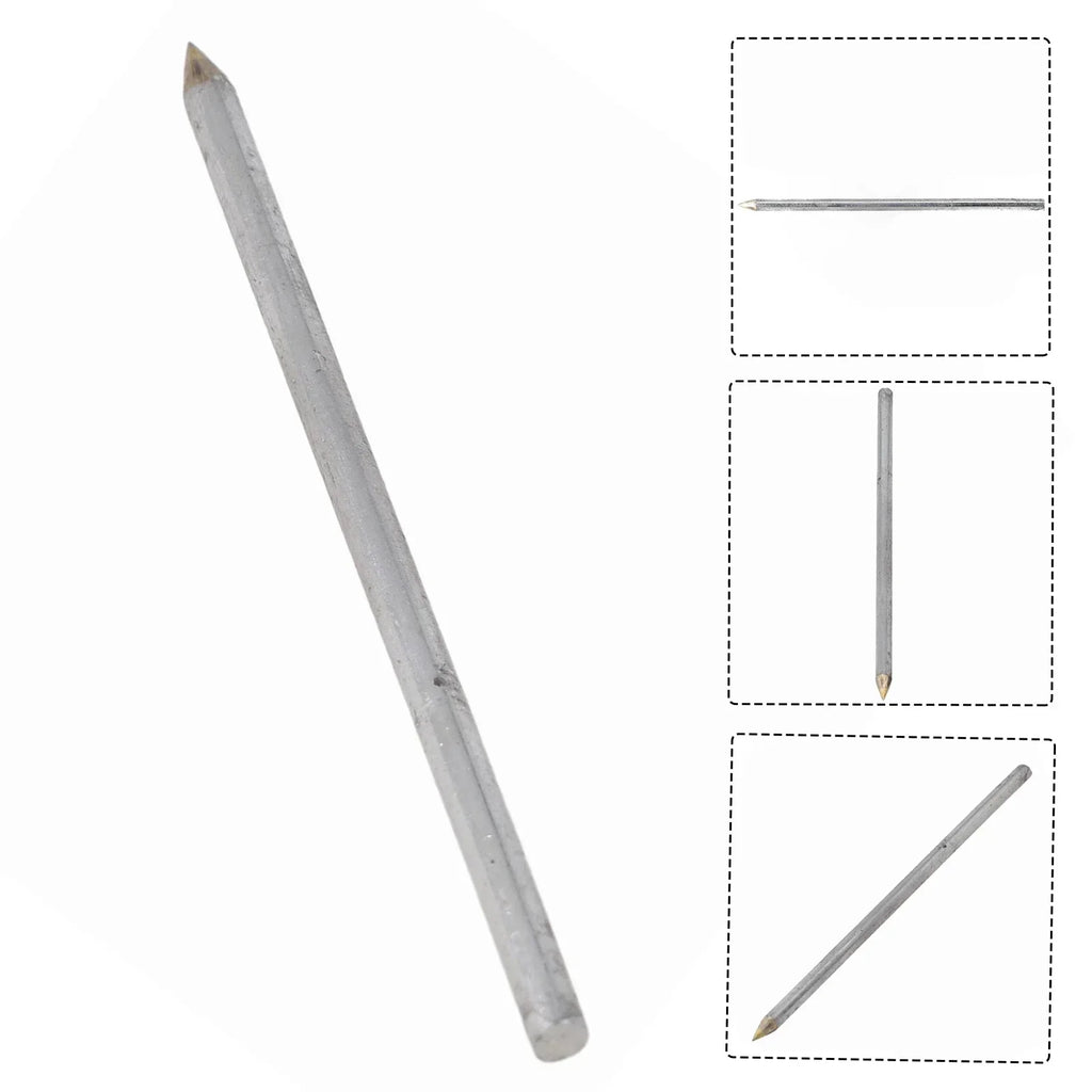 Hartmetall-Anreißstift, Hartmetall-Schriftzugstift zum Zeichnen auf Metall, Holz, Glas, Fliesen, Schneiden, Marker, Bleistift, Metallbearbeitung, Handwerkzeug