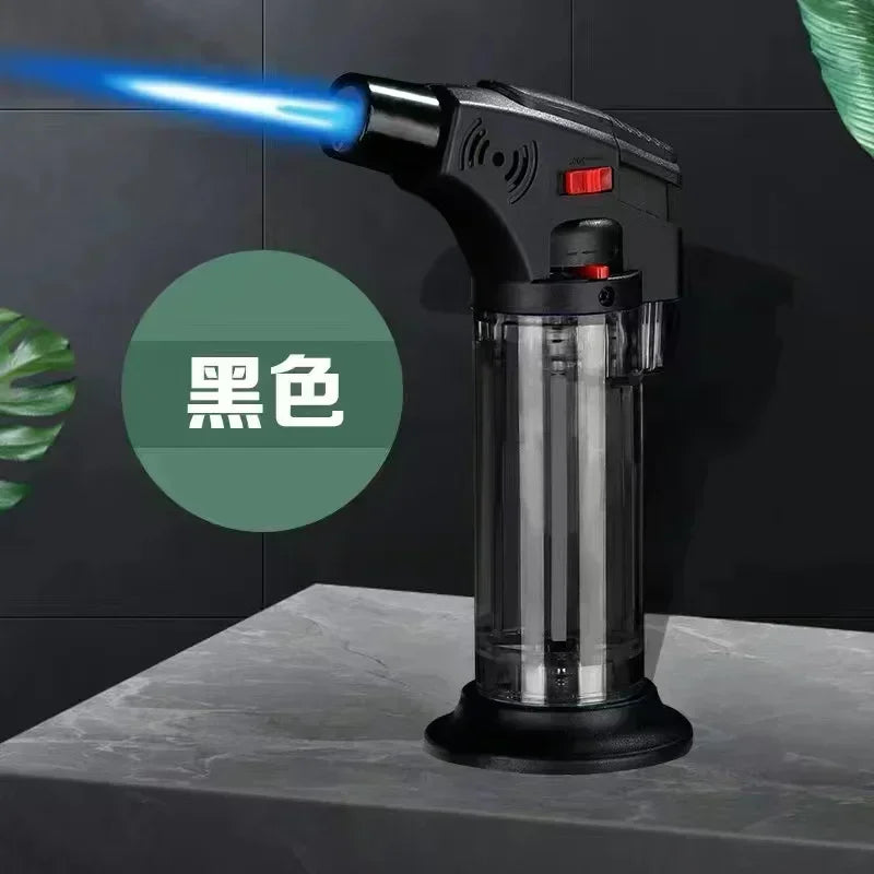 Neue handgehalten Zigarre luftgefüllte Zigarettenanzünder winddicht Butan Camping Moxibustion Zünder Herren Gadget Spritzpistole Großhandel