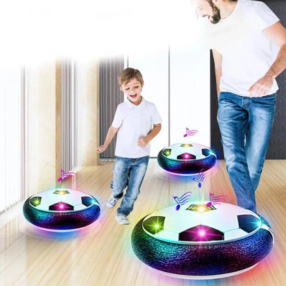 Hover Fußball-Spielzeug für Kinder, elektrischer schwimmender Fußball mit LED-Licht, Musik, Fußball, Outdoor-Spiel, Sportspielzeug für Kinder