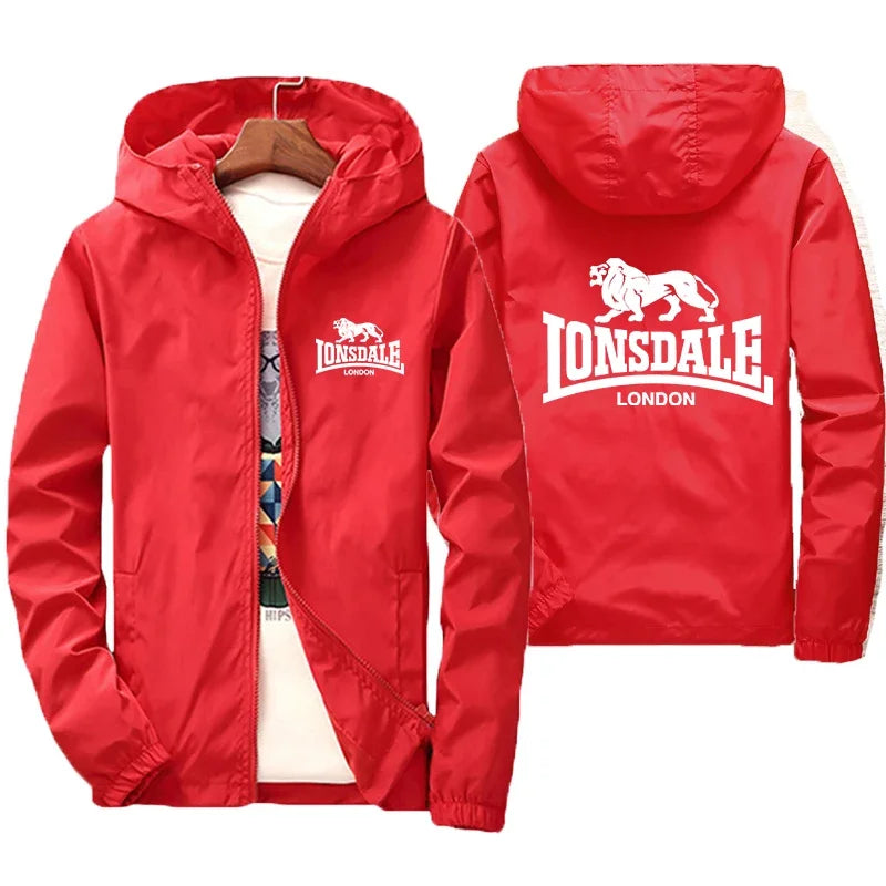 2025, lässige, hochwertige Kapuzen-Reißverschlussjacke für Herren, lässige bedruckte Modejacke, trendige und modische Herrenjacke