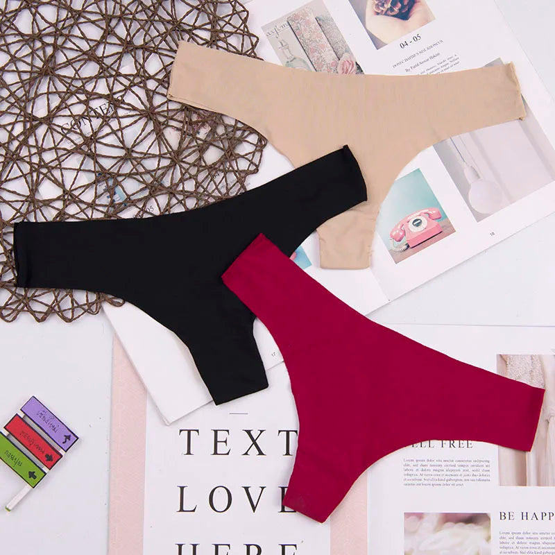 Große größe eine größe XL - XXXL frauen g-string sexy unterwäsche damen höschen dessous hosen tanga intimatewear 3 teile/los