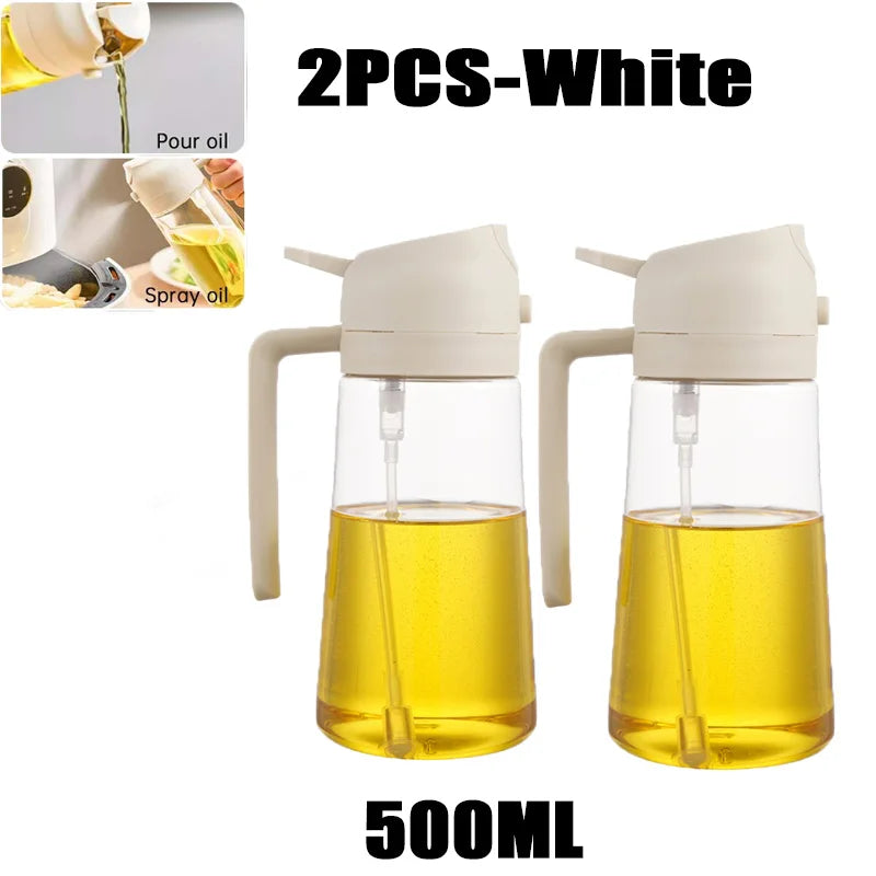 200/300/500 ml Öl Spray Flasche BBQ Kochen Olivenöl Sprayer Kunststoff Backöl Spray Leere Flasche Essig flasche Oder Öl pinsel