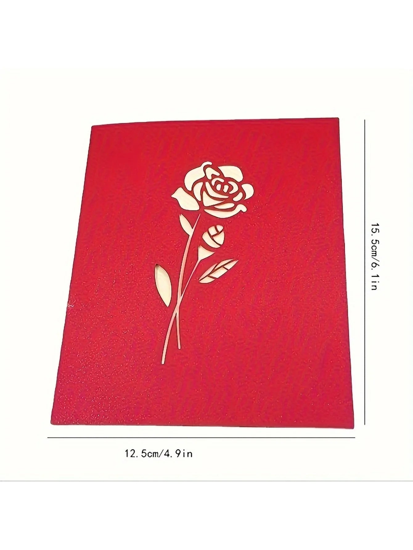 3D-Popup-Happy-Geburtstags-Rosenkarte – perfekt für Jubiläen, Muttertag, Hochzeiten – Grußfrauen, Jugendliche mit Umschlag