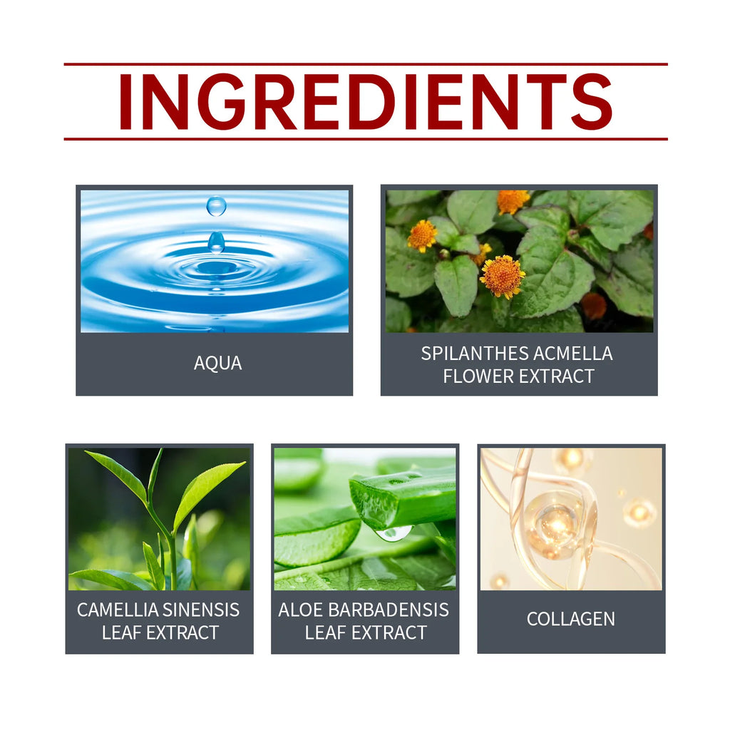 Kollagen-Essenz-Serum mit Parakress-Blumenöl, reduziert feine Linien, verbessert die Hautelastizität, Anti-Aging, leicht, 30 ml