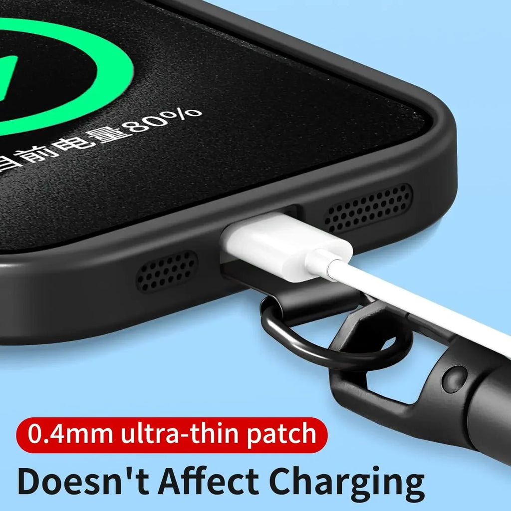 Universelles Telefon-Lanyard mit Clip, verbessert, Anti-Drop 360° °   Drehbarer, verstellbarer Hals-/Umhängegurt für alle Handyhüllen