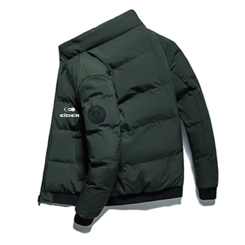 Neue lässige winddichte, wasserdichte, dicke, warme Daunenjacke für Herren, modische Herbst- und Wintermanteljacke für Herren 2025