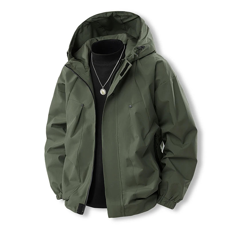 Wasserdichte Taktische Jacke Männer Windjacke Outdoor Mit Kapuze Mantel Sport Militär Full Zip Feld Klettern Herbst Dünne Outwear