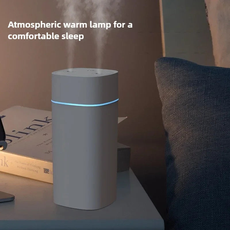 600ML Leucht Luftbefeuchter Doppel Spray Port Ätherisches Öl Aromatherapie Humificador Kühlen Nebel Maker Reinigen für Home Office