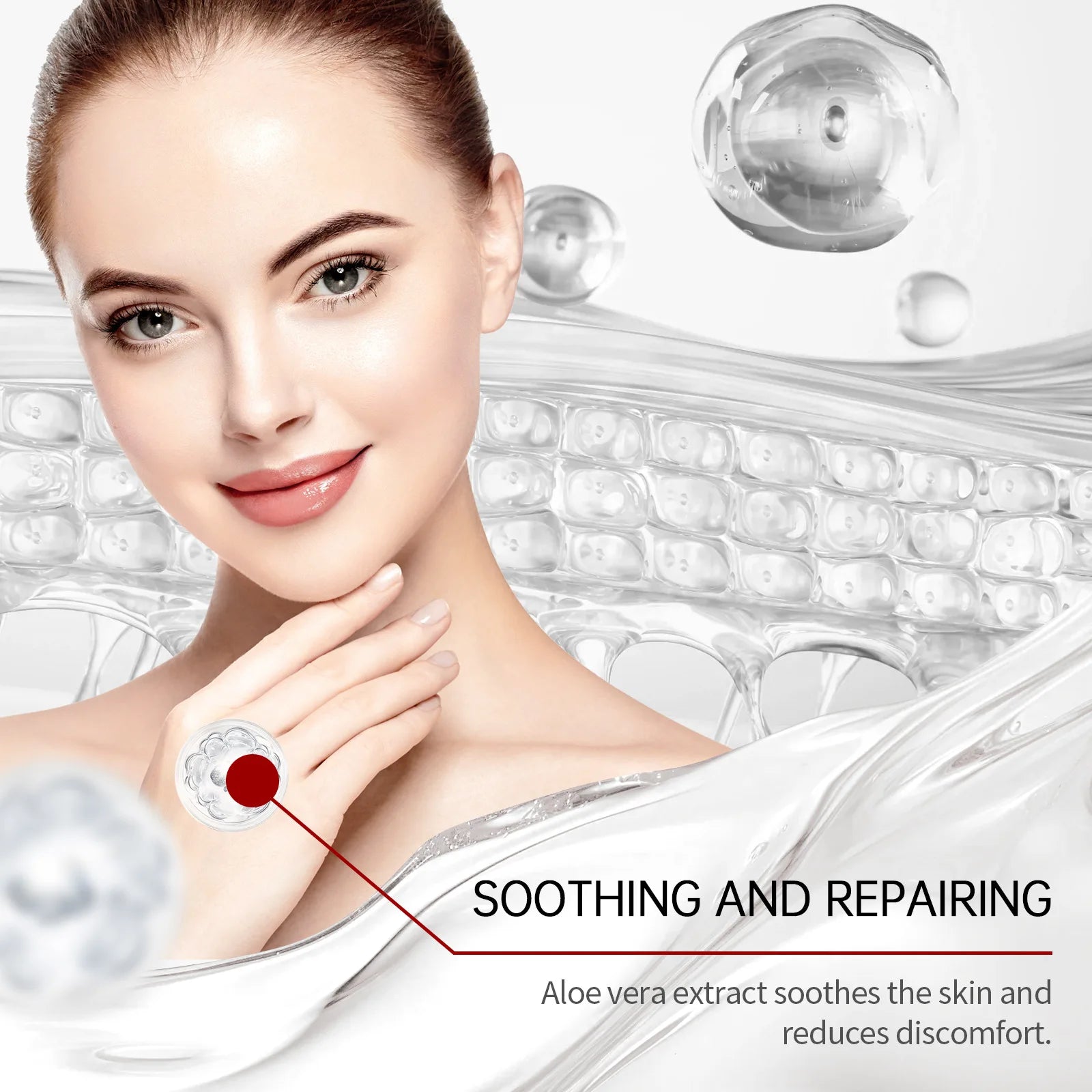 Kollagen-Essenz-Serum mit Parakress-Blumenöl, reduziert feine Linien, verbessert die Hautelastizität, Anti-Aging, leicht, 30 ml