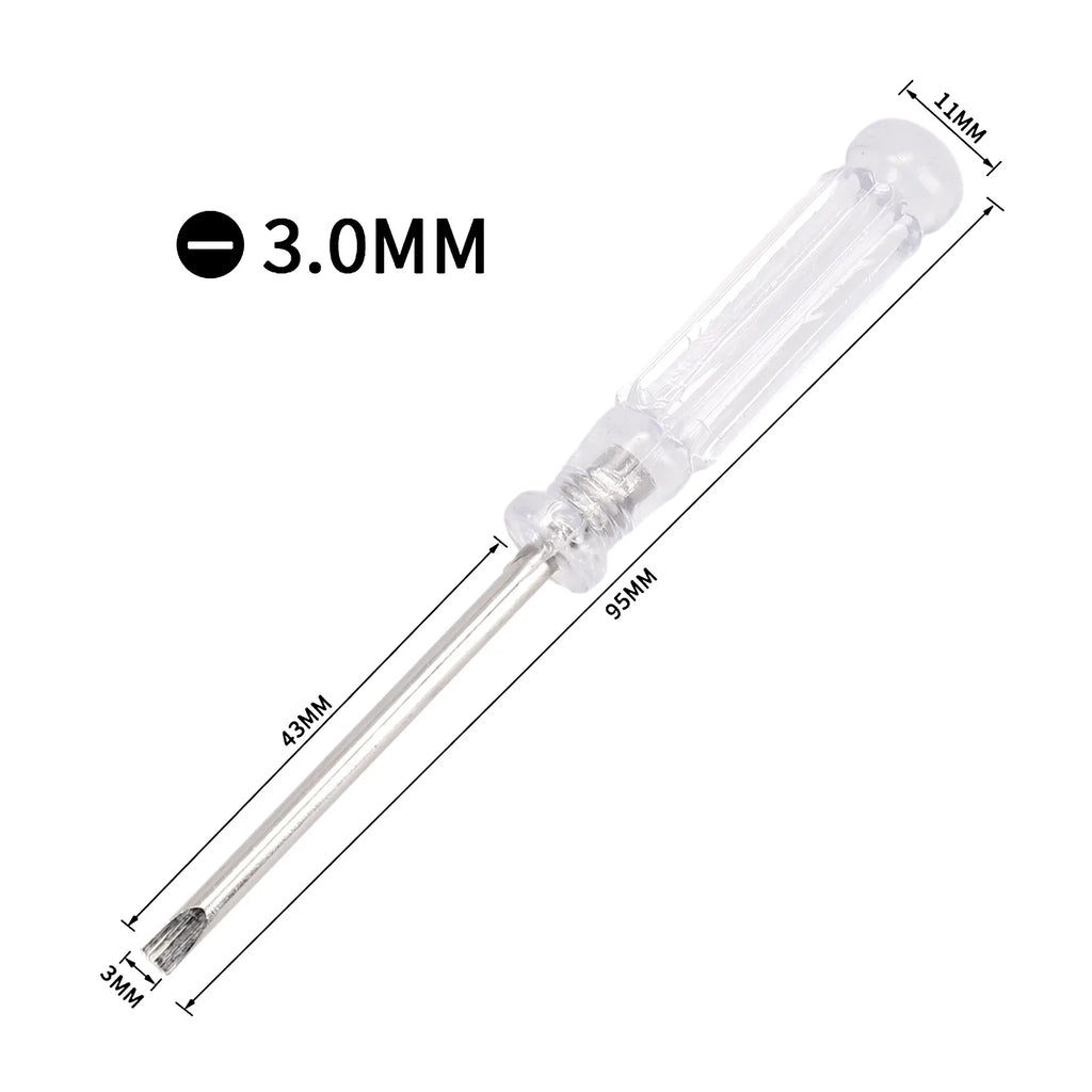 1PC Präzision Schraubendreher 3mm 4mm Kopf Schlitz Kreuz Schraubendreher Reparatur Hand Werkzeug Möbel Handy Laptop Reparatur werkzeuge