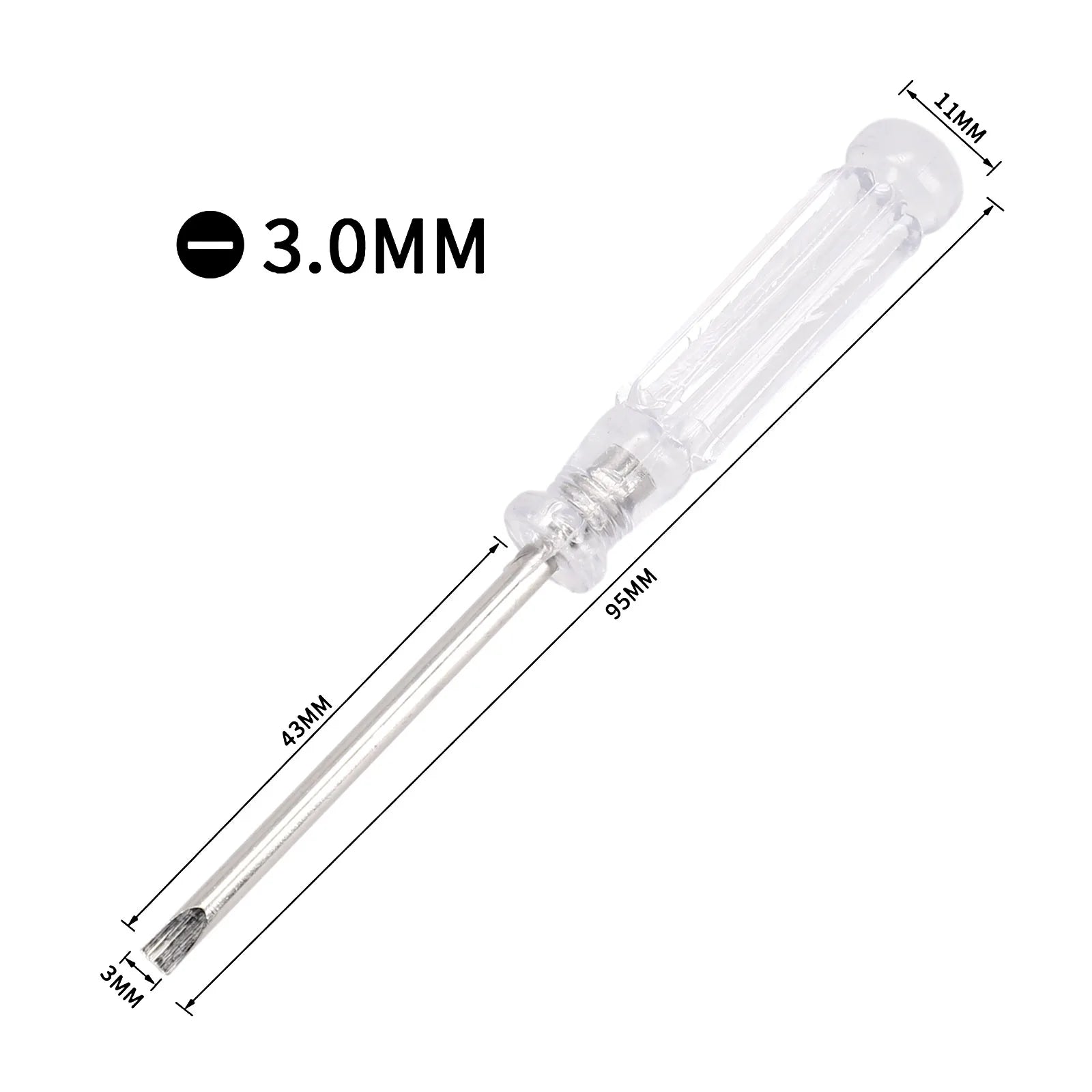 1PC Präzision Schraubendreher 3mm 4mm Kopf Schlitz Kreuz Schraubendreher Reparatur Hand Werkzeug Möbel Handy Laptop Reparatur werkzeuge