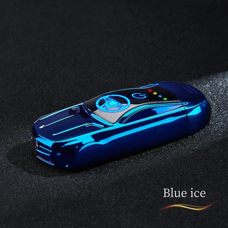 Neues Ladefeuerzeug mit kreativem Design, winddichter Dual Arc-USB-Zigarettenanzünder, leichtes, luxuriöses High-End-Weihnachtsgeschenk für Herren