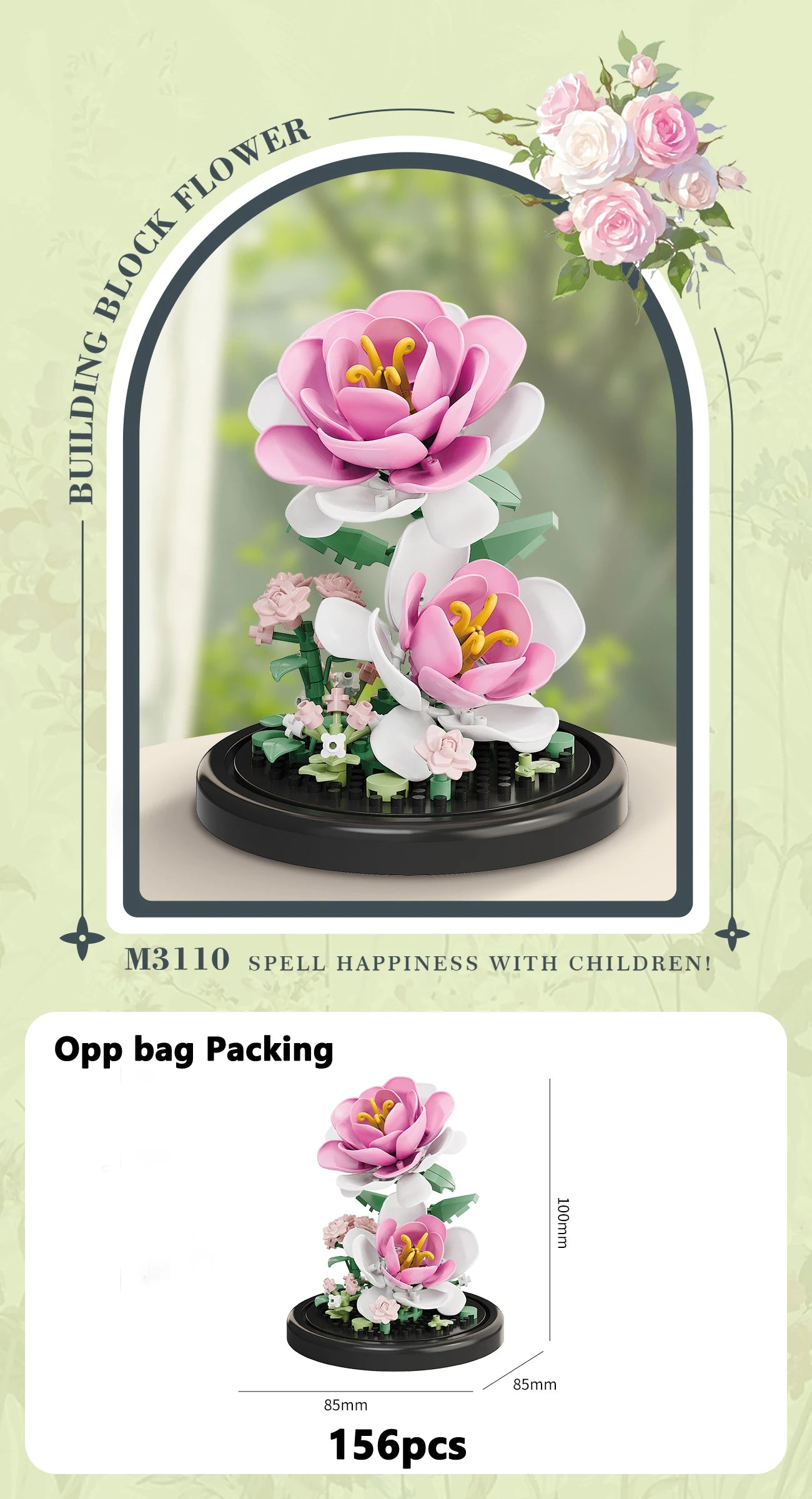 Ewige Blumenstrauß Bonsai Topfpflanze Micro Bausteine Modell Dekoration Puzzle Spielzeug Kinder Geburtstag Weihnachtsgeschenke