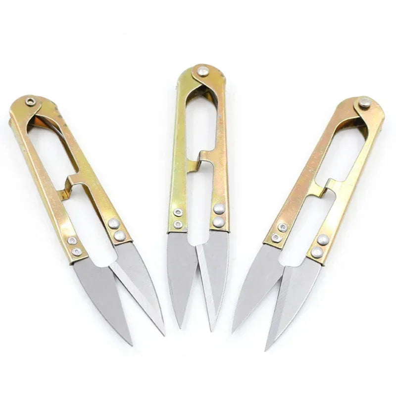 1PC U Form Mini Schere Stickerei Nähen Werkzeug, Tragbare Snips Gewinde, Sewing Trimmen Schere Zangen Clipper