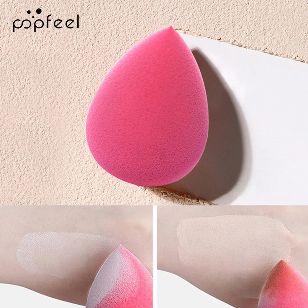 POPFEEL Gesichts-Make-up Mini Kit Foundation Primer Powder Foundation Make-up-Pinsel