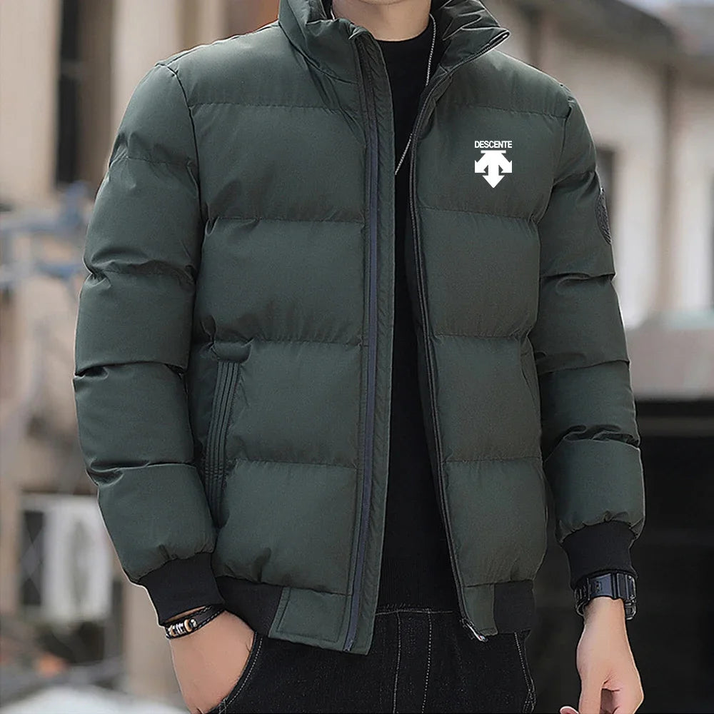 2025, Baumwoll-Thermojacke, modische Baumwolljacke für Herren, Outdoor-Sport im Winter, bequeme und lässige Jacke für Herren