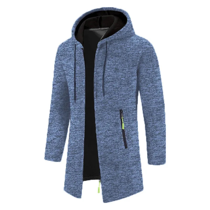 Sweatwear Herren Sport Hoodies Langarm Sweatshirts für Männer Reißverschluss Kapuze Herren Oversize Winter Top Jacke Mantel Schwarzer Pullover
