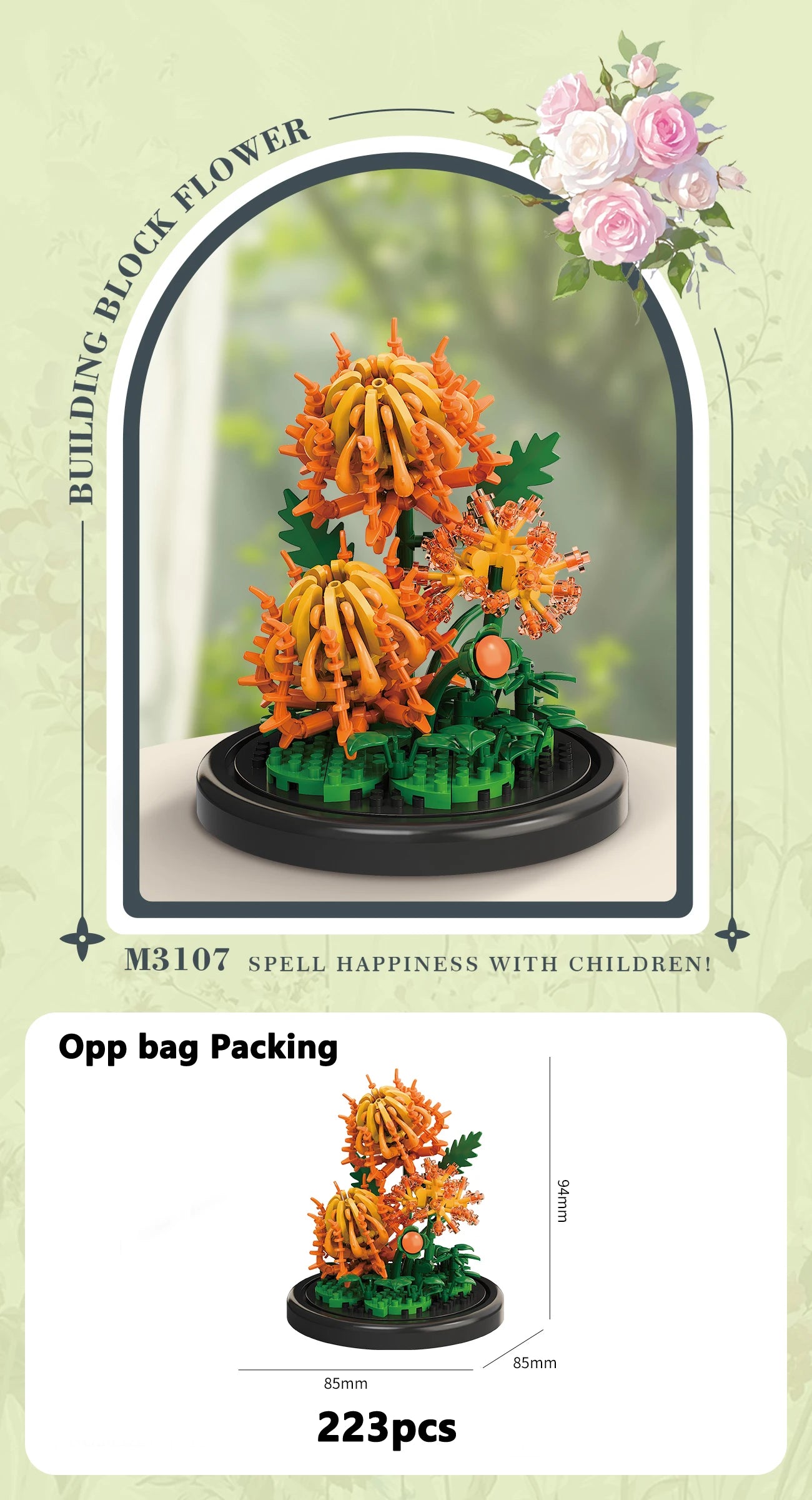 Ewige Blumenstrauß Bonsai Topfpflanze Micro Bausteine Modell Dekoration Puzzle Spielzeug Kinder Geburtstag Weihnachtsgeschenke