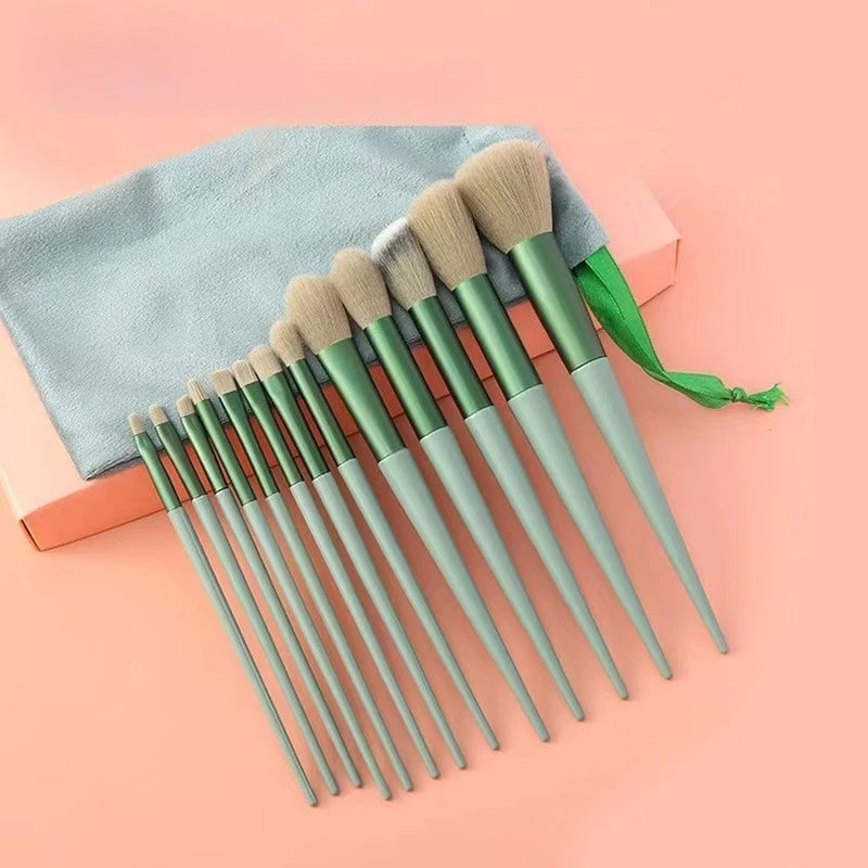 13PCS Make-Up Pinsel Set Lidschatten Foundation Frauen Kosmetische Pulver Erröten Blending Schönheit Bilden Werkzeug