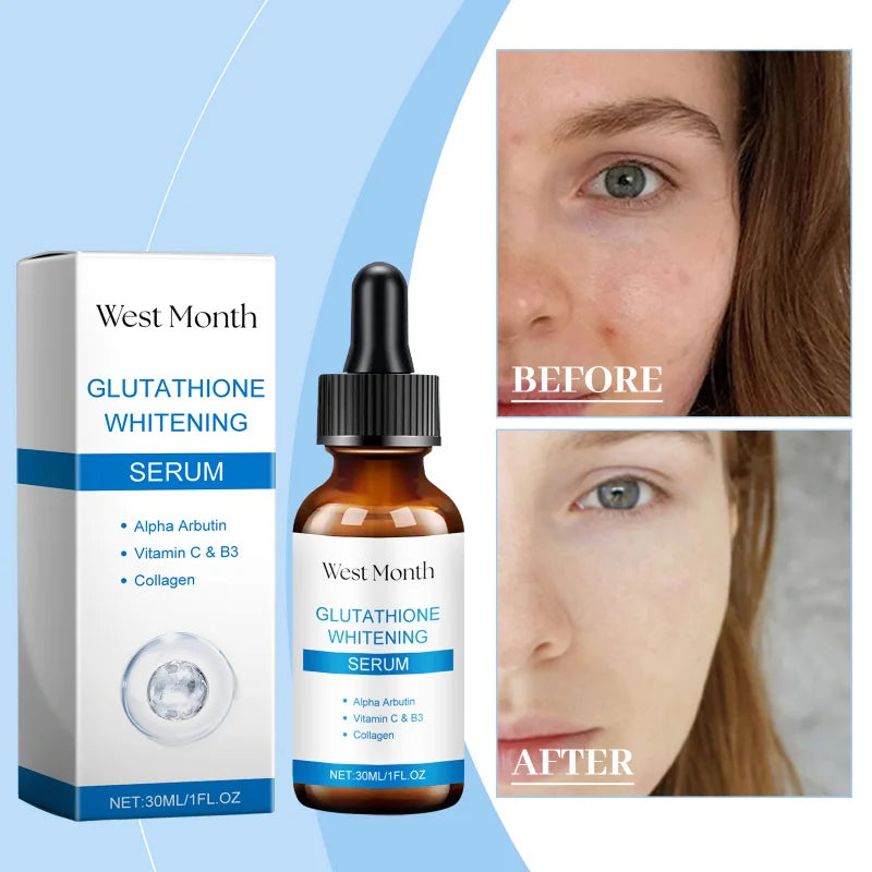 Glutathion Radiance Serum, spendet Feuchtigkeit, nährt, verbessert die Helligkeit, Gesichtspflege-Essenz für den täglichen Gebrauch überall