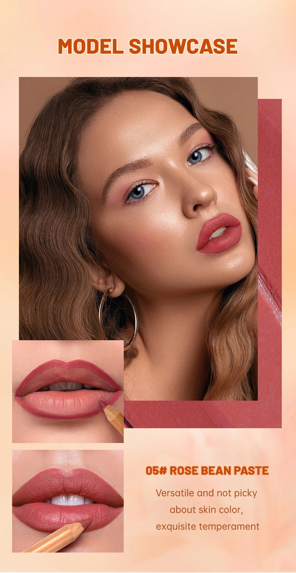 QIBEST 12 Teile/satz Matte Lip Liner Bleistift Lip Umriss Konturierung Dauerhafte Lippenstift Hohe Pigment Nicht Einfach Verblassen Samt Feine Lipliner