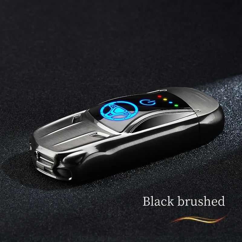 Neues Ladefeuerzeug mit kreativem Design, winddichter Dual Arc-USB-Zigarettenanzünder, leichtes, luxuriöses High-End-Weihnachtsgeschenk für Herren