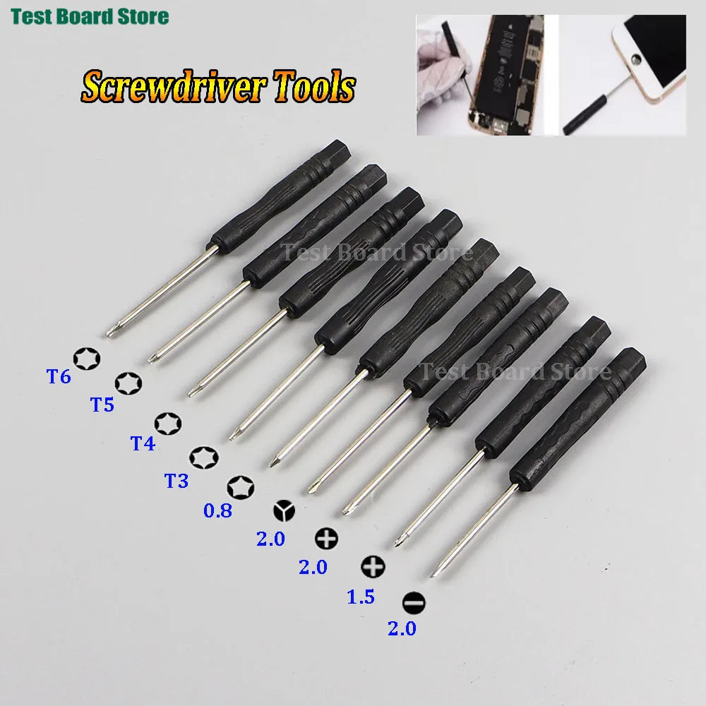 1 Stück Mini-Schraubendreher 2.0+,2.0-,1.5+,2.0Y,T3,T4,T5,T6,0.8 Torx,Schraubendreher Home DIY Handreparaturwerkzeuge