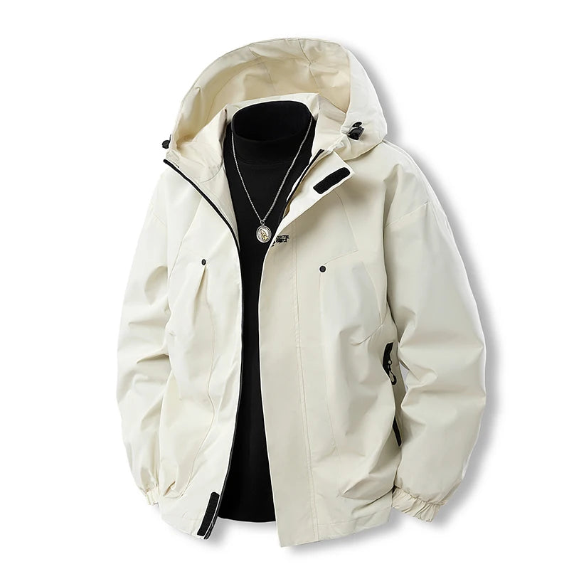 Wasserdichte Taktische Jacke Männer Windjacke Outdoor Mit Kapuze Mantel Sport Militär Full Zip Feld Klettern Herbst Dünne Outwear