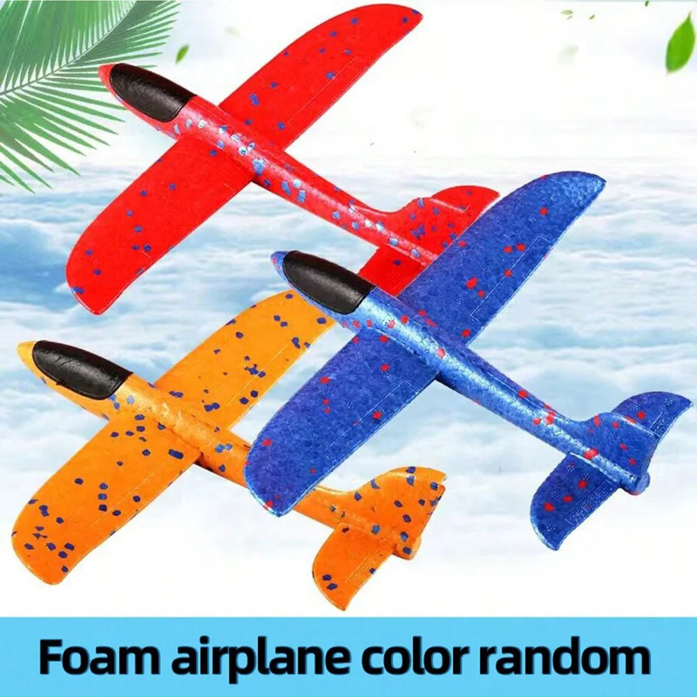 Katapultflugzeuge für Kinder, Schaumstoffflugzeuge, Segelflugzeuge, fliegendes Eltern-Kind-Outdoor-Schießspielzeug (separate Zubehörpakete zum Kauf)