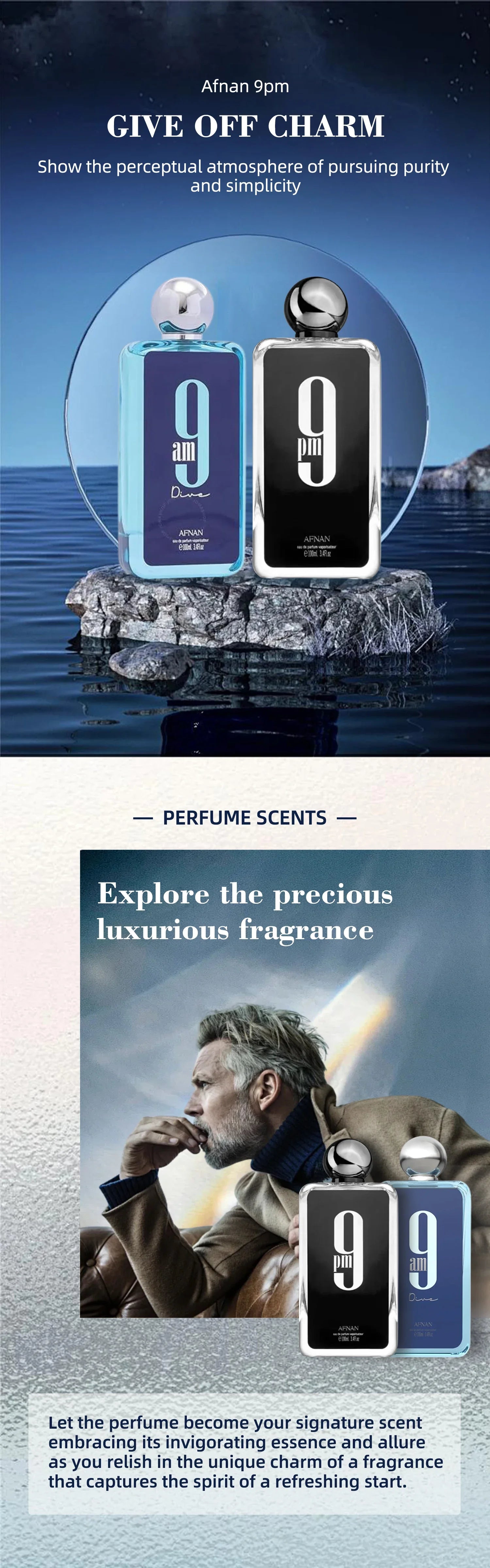 Klassisches Parfüm, 100 ml, Unisex, Eau de Parfum, hochwertiges Markenparfüm, originelles arabisches Parfüm für Männer und Frauen