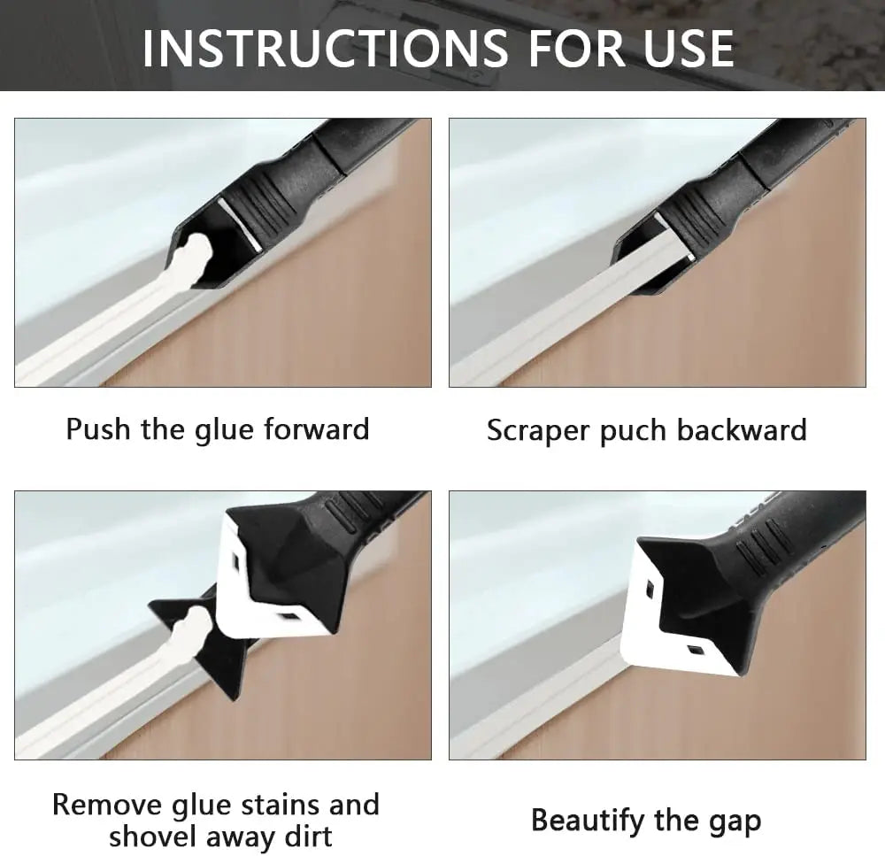 5 in 1 Silikon Entferner Dichtstoff Glatte Schaber Abdichten Finisher Mörtel Kit Werkzeuge Boden Form Entfernung Hand Werkzeuge Set Zubehör Neue