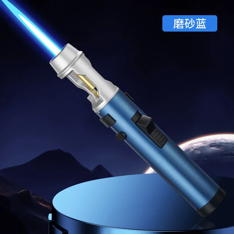 Neue handgehalten Zigarre luftgefüllte Zigarettenanzünder winddicht Butan Camping Moxibustion Zünder Herren Gadget Spritzpistole Großhandel