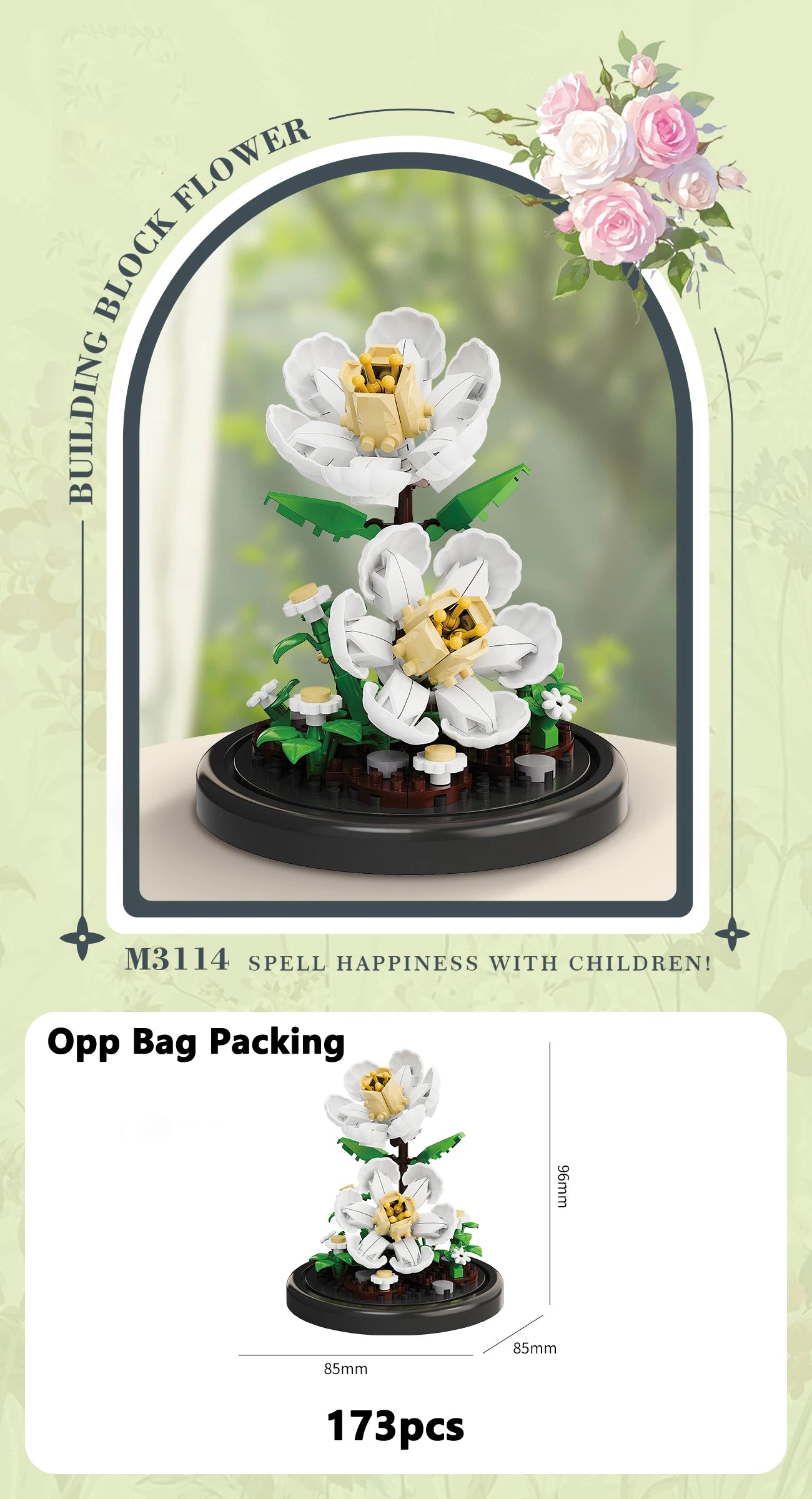 Ewige Blumenstrauß Bonsai Topfpflanze Micro Bausteine Modell Dekoration Puzzle Spielzeug Kinder Geburtstag Weihnachtsgeschenke