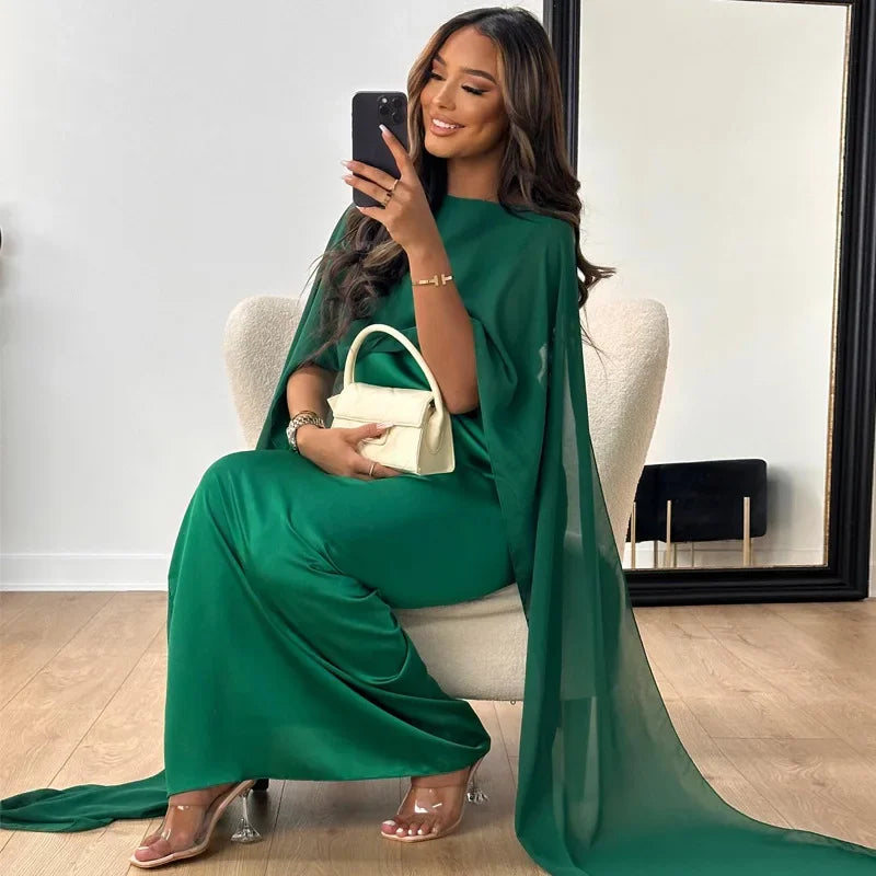 Frauen Kleid lange Kleider solide Rundhals ausschnitt voller Ärmel lässig regelmäßig locker sitzen elegante Spleiß hohe Taille Vestidos einfach