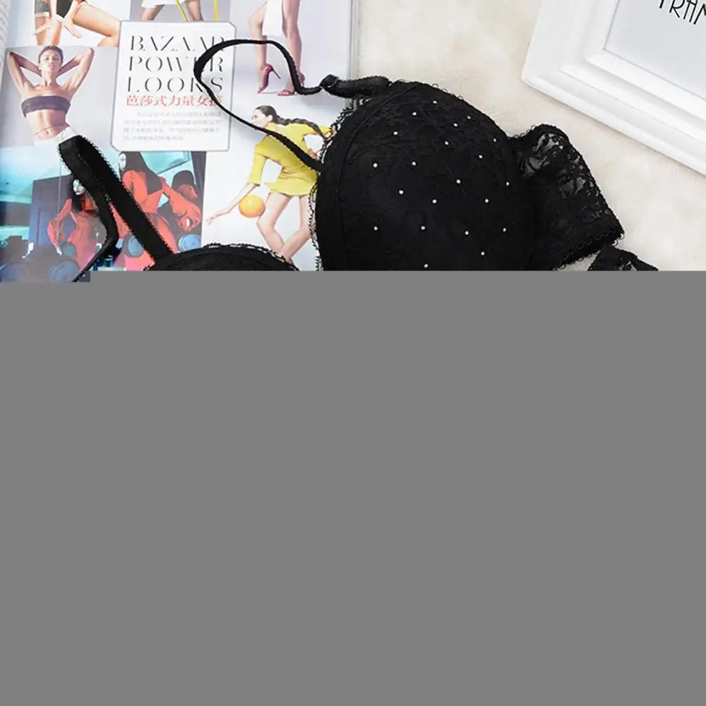 Sexy Spitze Bh Set Strass Volle Tasse Bügel Bhs Damen Push-Up Unterwäsche Thongs Set Weibliche Büstenhalter G-string Dessous